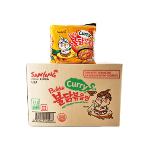 Samyang Buldak Curry 1 Case (8 family packs)