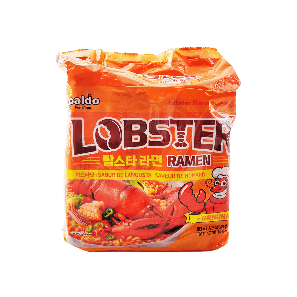 Paldo Lobster Flavor Noodles Soup Family pack