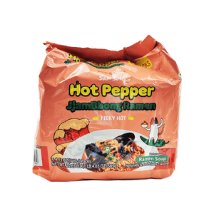 Samyang Hot Pepper Jjambong Ramen Family pack