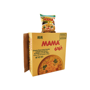 Mama Oriental Style Instant Noodles Artificial Pork Flavor 1 Case (30 packs) 63.6oz