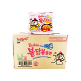 Samyang Carbo Hot Chicken Flavor Ramen, 1 Case (8 family packs), 183oz