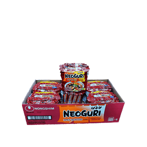 Nongshim Neoguri Spicy Seafood 1 Case (6 family packs) 6.34Lbs