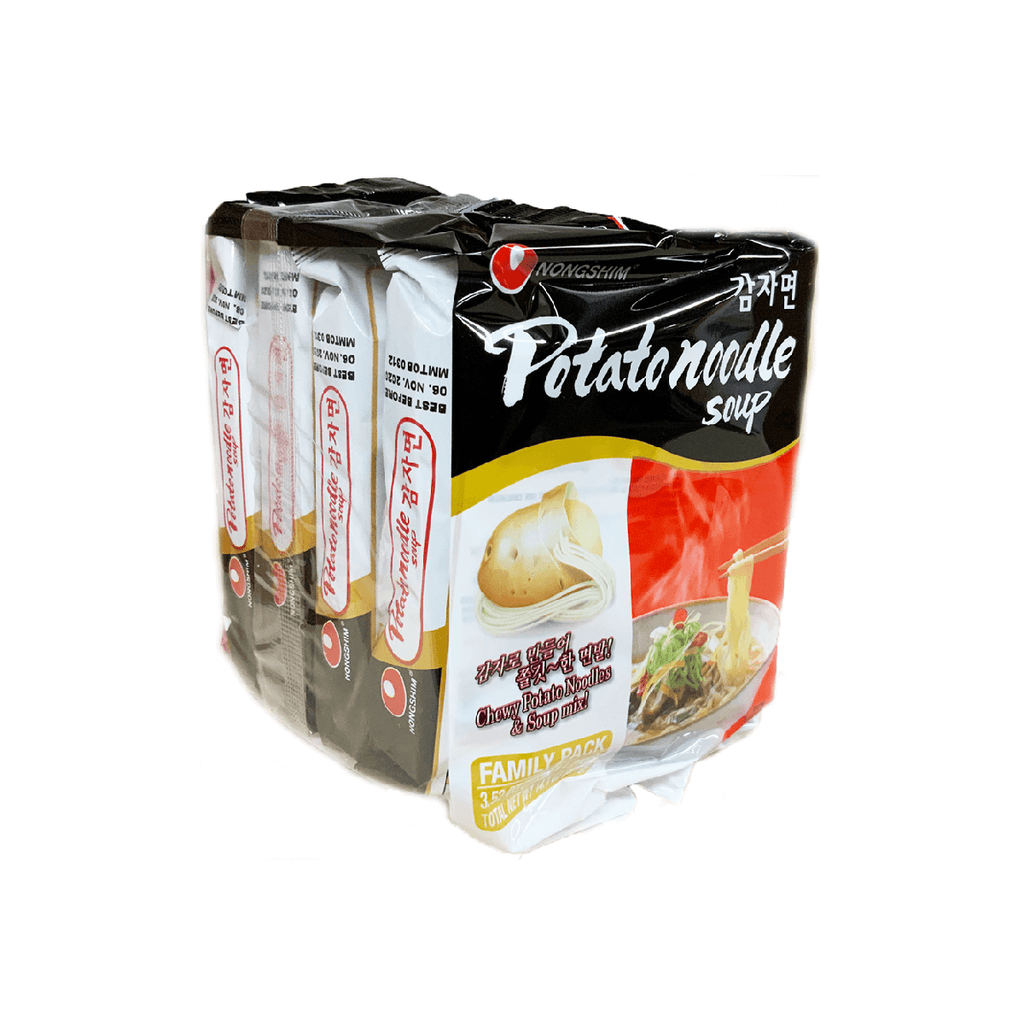 Nongshim Potato Noodle Soup 1 Case (12 family packs) 10.58Lbs