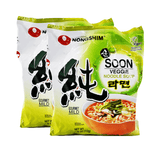 Nongshim Soon Veggie Noodle Soup Single pack Twins 7.9oz