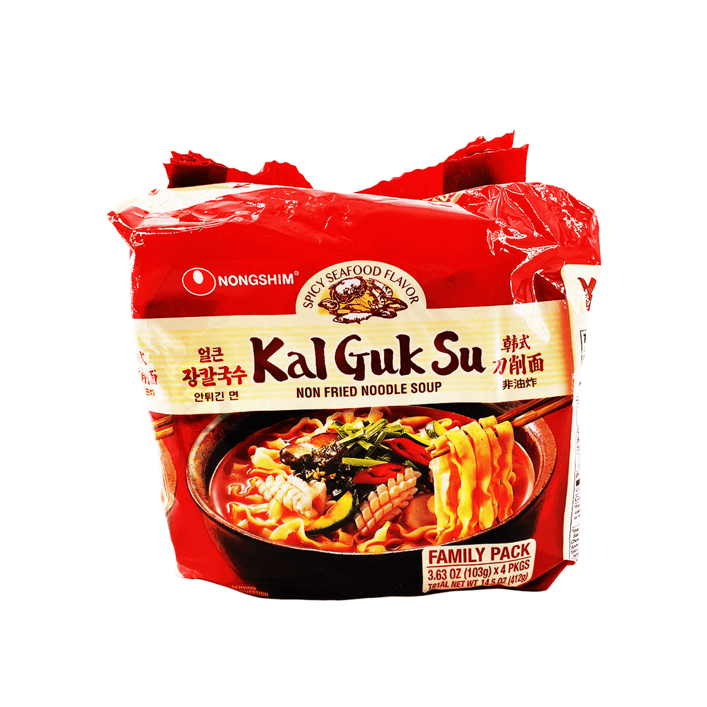 Nongshim Kal Guk Su Spicy Seafood Flavor Family Pack 14.5oz