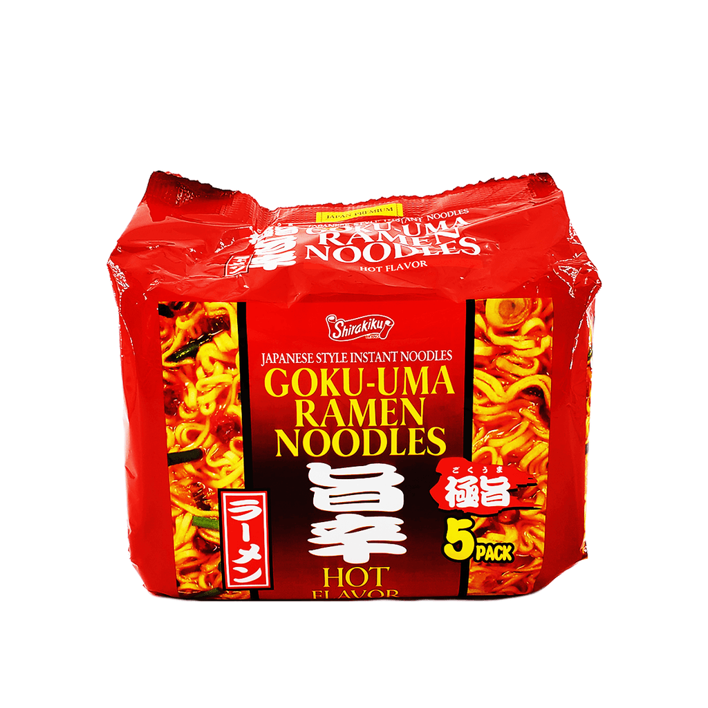 Shirakiku Japanese Style Instant Noodles Hot Flavor Family pack 16.75oz