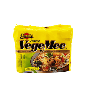 Ibumie Penang VegeMee Vegetarian Flavor 1 family pack 14oz (400g)