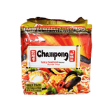 Nongshim Champong Spicy Seafood Flavor Family pack