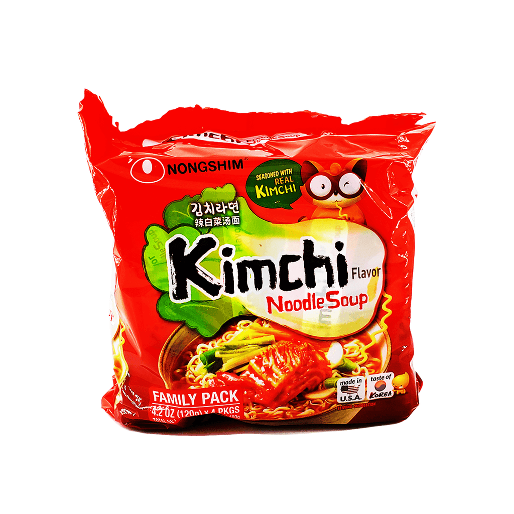 Nongshim Kimchi Flavor Noodle Soup Family pack 16.93oz