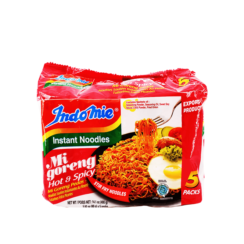 Indomie Noodles Mi Goreng Pedas Piccante 80g